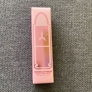 Tinted lip balm in the shade blood stain